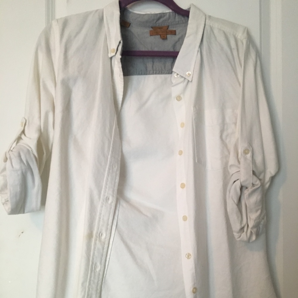 White button up